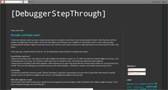 Desktop Screenshot of debuggerstepthrough.com